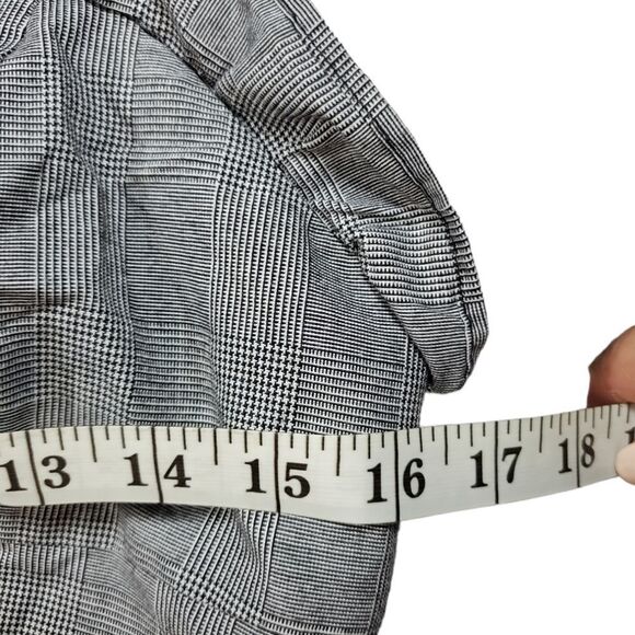 FOREVER 21 glen plaid crop top S - Picture 4 of 5